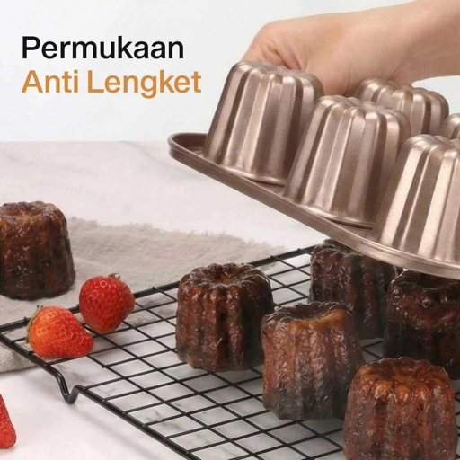 Mako Cetakan Kue 3D Dessert Cake Mold - Praktis & Anti Lengket, Cocok untuk Bisnis Roti