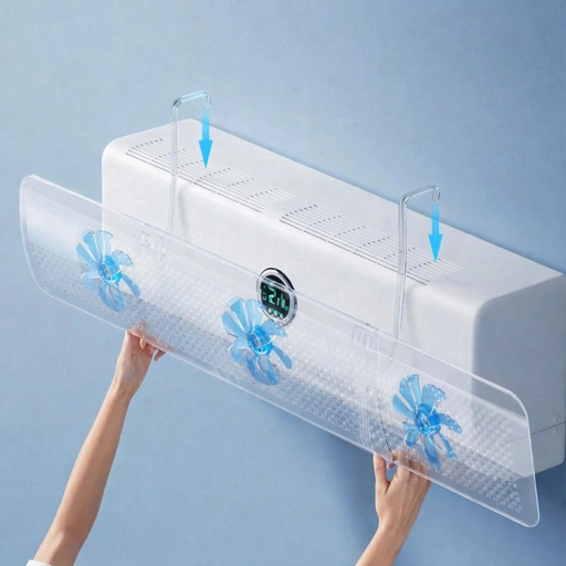 Image of UNIFIT Cover Angin AC Adjustable Windshield Deflector - Kenyamanan AC Tanpa Angin Langsung, Distribusi Udara Merata
