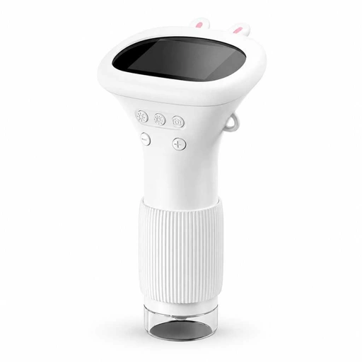 Gowin Mikroskop Digital Mini LED 1000X Interaktif Belajar Sains, Pembesaran Tinggi, Layar IPS 2 Inch