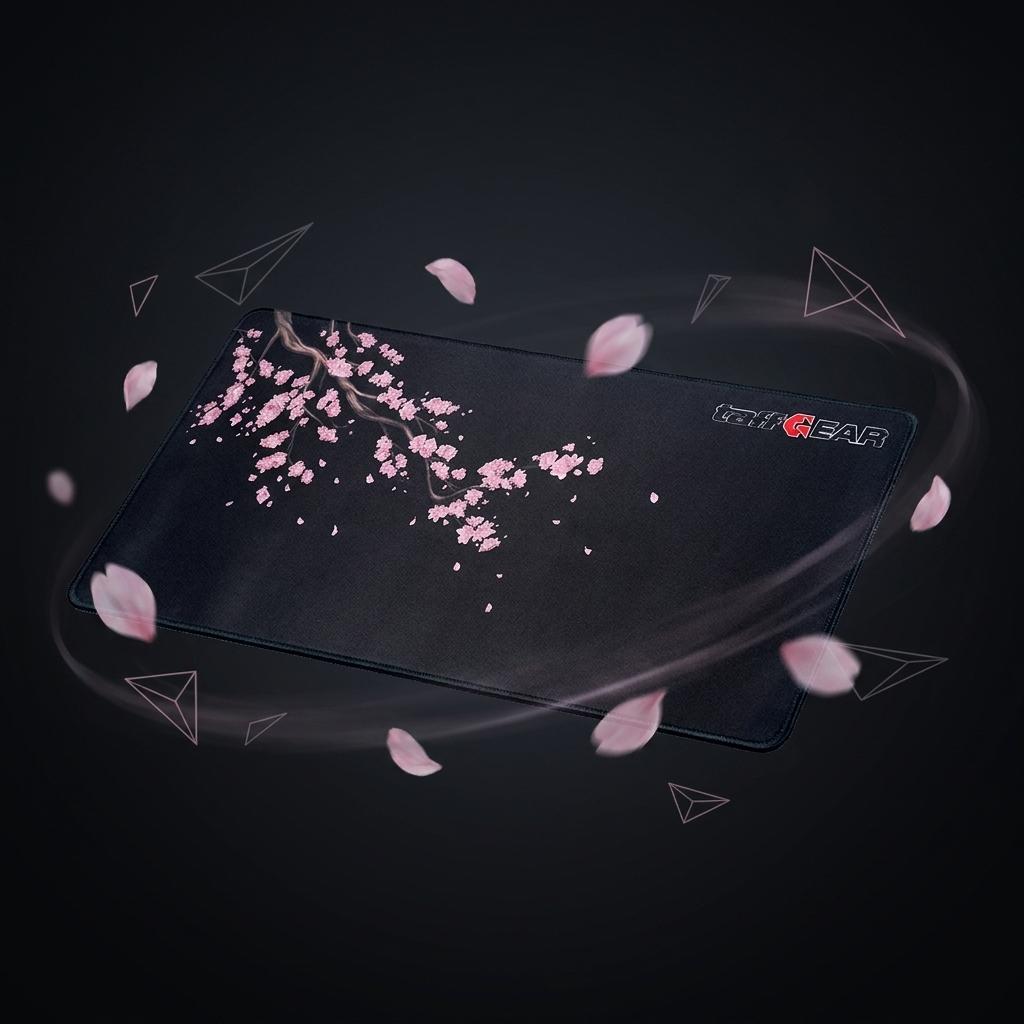 TaffGEAR Mouse Pad Sakura Desk Mat Anti Slip Luas, Stabil, Nyaman, Stylish