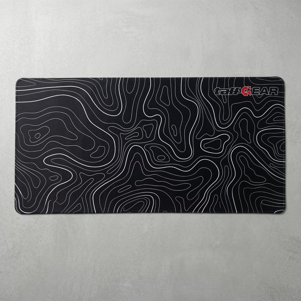 TaffGEAR Mouse Pad Gaming Abstract Topography Area Luas, Desain Modern, Kain Premium