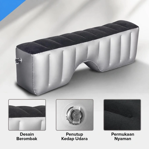 MOKSU Bantal Angin Sandaran Kaki Mobil Nyaman Tidur & Sandaran Kaki