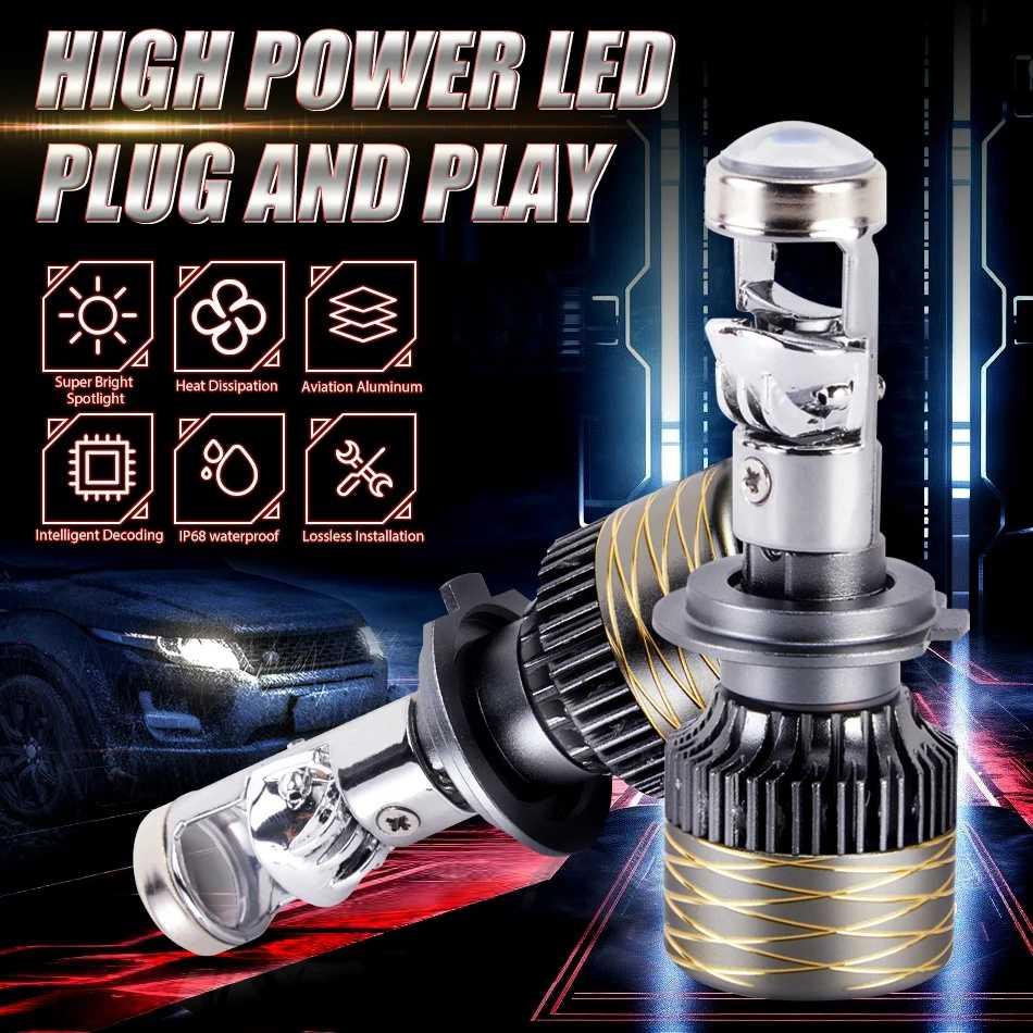 Driveyes Lampu Depan Mobil LED H4 6000K 3800 Lumens Cahaya Terang, Efisien, dan Tahan Cuaca