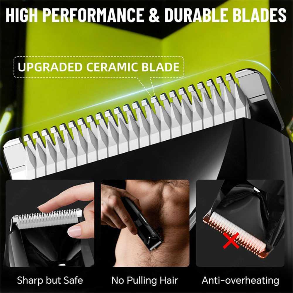 ENCHEN Alat Cukur Elektrik Rambut Hair Clipper Ceramic Trimmer 600mAh Spark 3, Pisau Keramik Tajam, Motor 7500 RPM