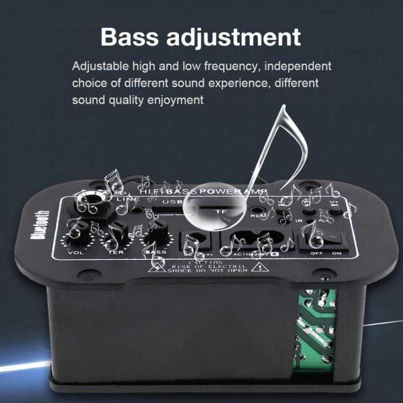 Alphun Amplifier Board Audio Bluetooth USB Radio TF DIY 25 W GD-01, Suara Jernih & Praktis, Desain Modern