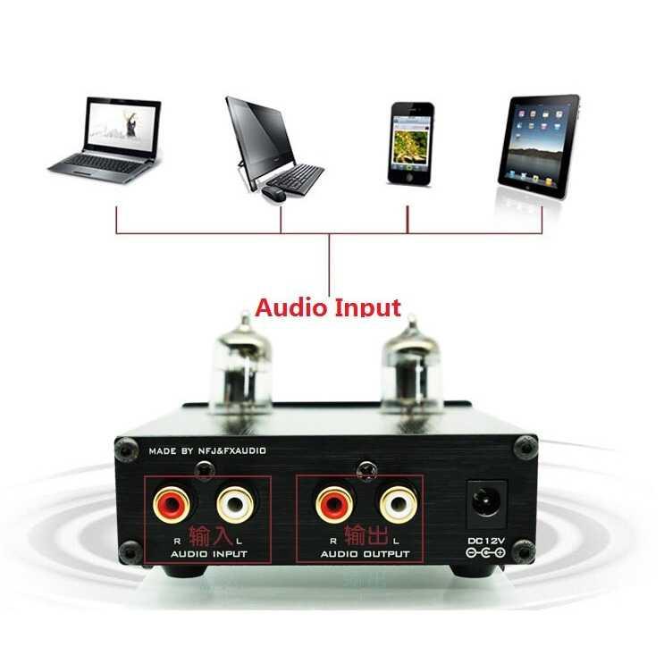NFJ & FXAUDIO Vacuum Tube Pre Amplifier Suara Hangat dan Detail, Desain Premium