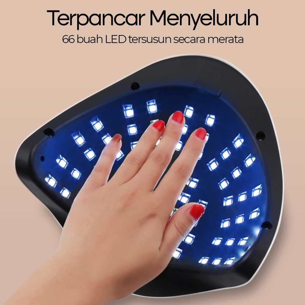 Biutte.co Pengering Kutek UV Lamp Nail Dryer Sensor with LCD Display SUN X11 MAX, Fast Drying Gel Nail Dryer Efficient & Sensor-Powered, Nail Art Acce