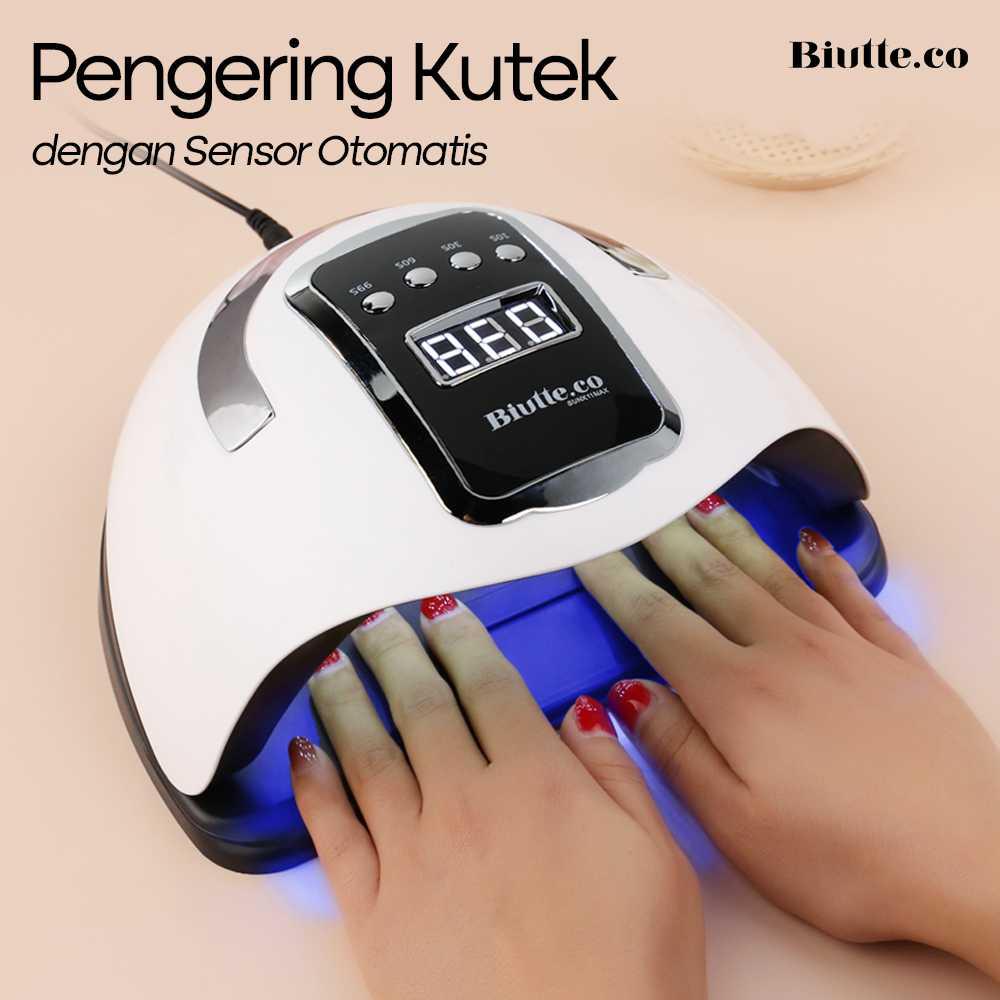 Biutte.co Pengering Kutek UV Lamp Nail Dryer Sensor with LCD Display SUN X11 MAX, Fast Drying Gel Nail Dryer Efficient & Sensor-Powered, Nail Art Acce