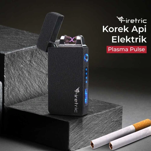 Firetric Korek Api Elektrik Pulse Plasma Praktis dan Ramah Lingkungan, Desain Ringkas