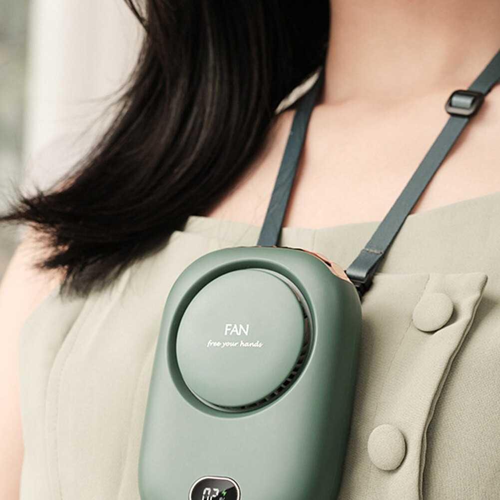Alloet Kipas Angin Portable Gantung Hanging Mini Cooling Fan Kesejukan Praktis di Mana Saja