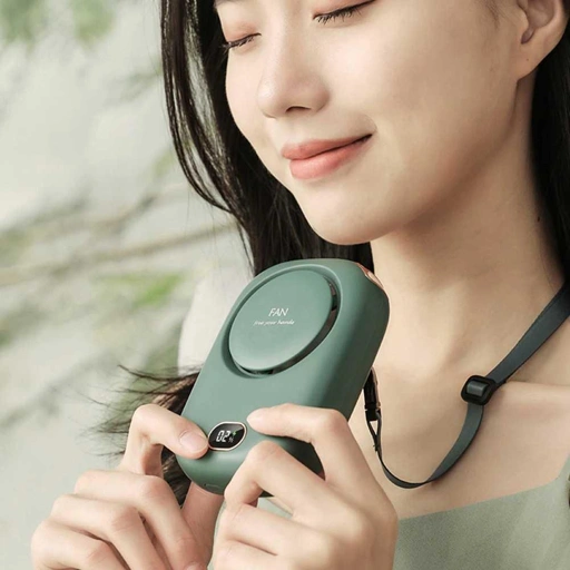 Alloet Kipas Angin Portable Gantung Hanging Mini Cooling Fan Kesejukan Praktis di Mana Saja
