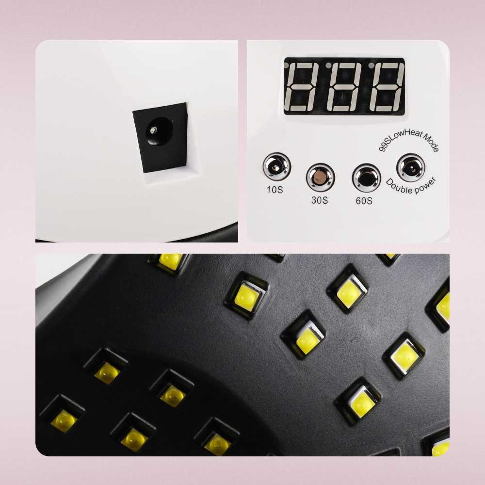 Biutte.co Pengering Kutek UV Lamp Nail Dryer - Pengeringan Cepat, Kering Optimal, Efisien