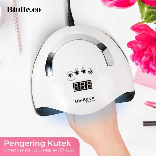 Biutte.co Pengering Kutek UV Lamp Nail Dryer - Pengeringan Cepat, Kering Optimal, Efisien