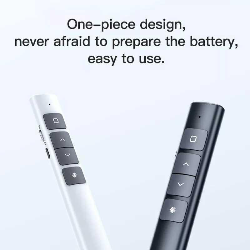 Taffware Laser Pointer Presentasi Solusi Presentasi Interaktif, Tanpa Batas, Desain Modern