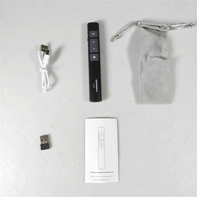 Taffware Laser Pointer Presentasi Solusi Presentasi Interaktif, Tanpa Batas, Desain Modern