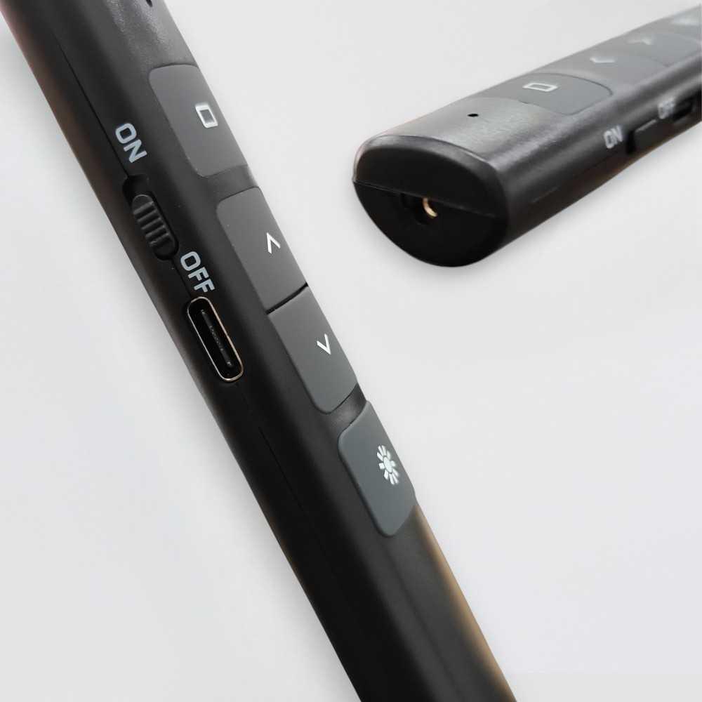 Taffware Laser Pointer Presentasi Solusi Presentasi Interaktif, Tanpa Batas, Desain Modern