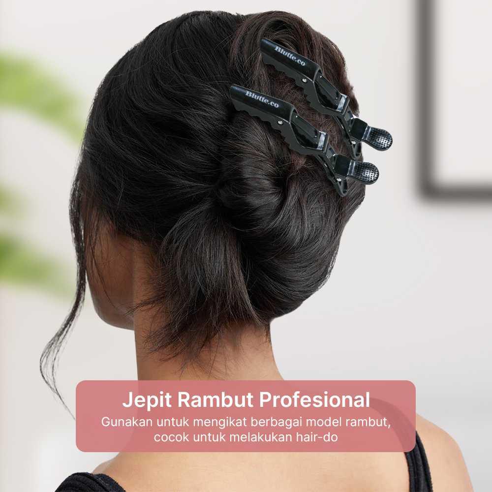 Biutte.co Jepit Rambut Salon Barber Hair Alligator Clip Grip 6 PCS - L05
