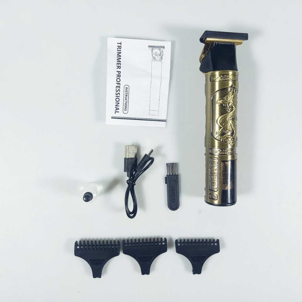 KNIFEZER Alat Cukur Elektrik Hair Clipper Model Dragon - T9, Cepat & Mudah - Pisau Tajam, Tidak Berisik, Layar Indikator