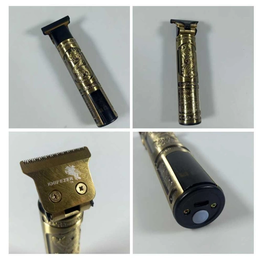 KNIFEZER Alat Cukur Elektrik Hair Clipper Model Dragon - T9, Cepat & Mudah - Pisau Tajam, Tidak Berisik, Layar Indikator