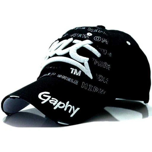 MOONBIFFY Topi Baseball Cap Bordir Bat Gaphy - Perlindungan & Gaya, Netral Casual