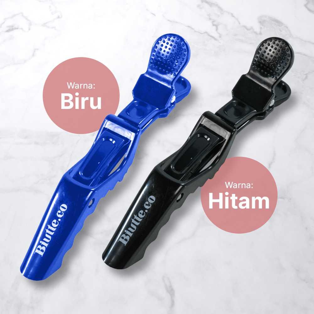 Biutte.co Jepit Rambut Salon Barber Hair Alligator Clip Grip - Kuat dan Stabil, Desain Ergonomis