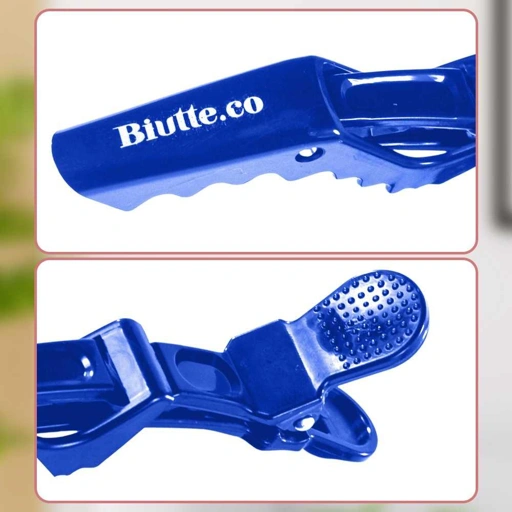 Biutte.co Jepit Rambut Salon Barber Hair Alligator Clip Grip - Kuat dan Stabil, Desain Ergonomis