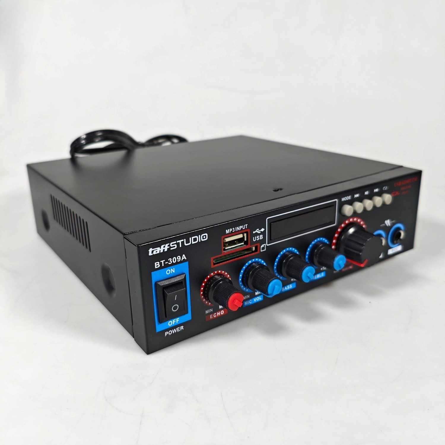 TaffSTUDIO Audio Amplifier HiFi Bluetooth 5.0 Stereo Suara Jernih, Kontrol Mudah