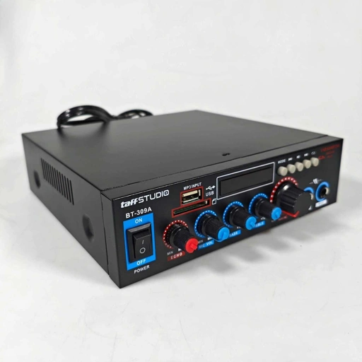 TaffSTUDIO Audio Amplifier HiFi Bluetooth 5.0 Stereo Suara Jernih, Kontrol Mudah