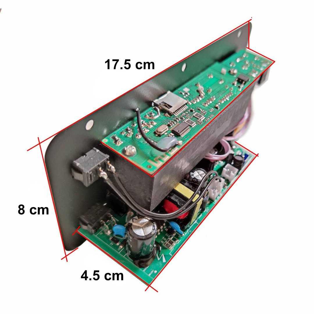 TaffSTUDIO Amplifier Board Audio Bluetooth USB FM Subwoofer Suara Lebih Jernih, Fleksibel, dan Praktis