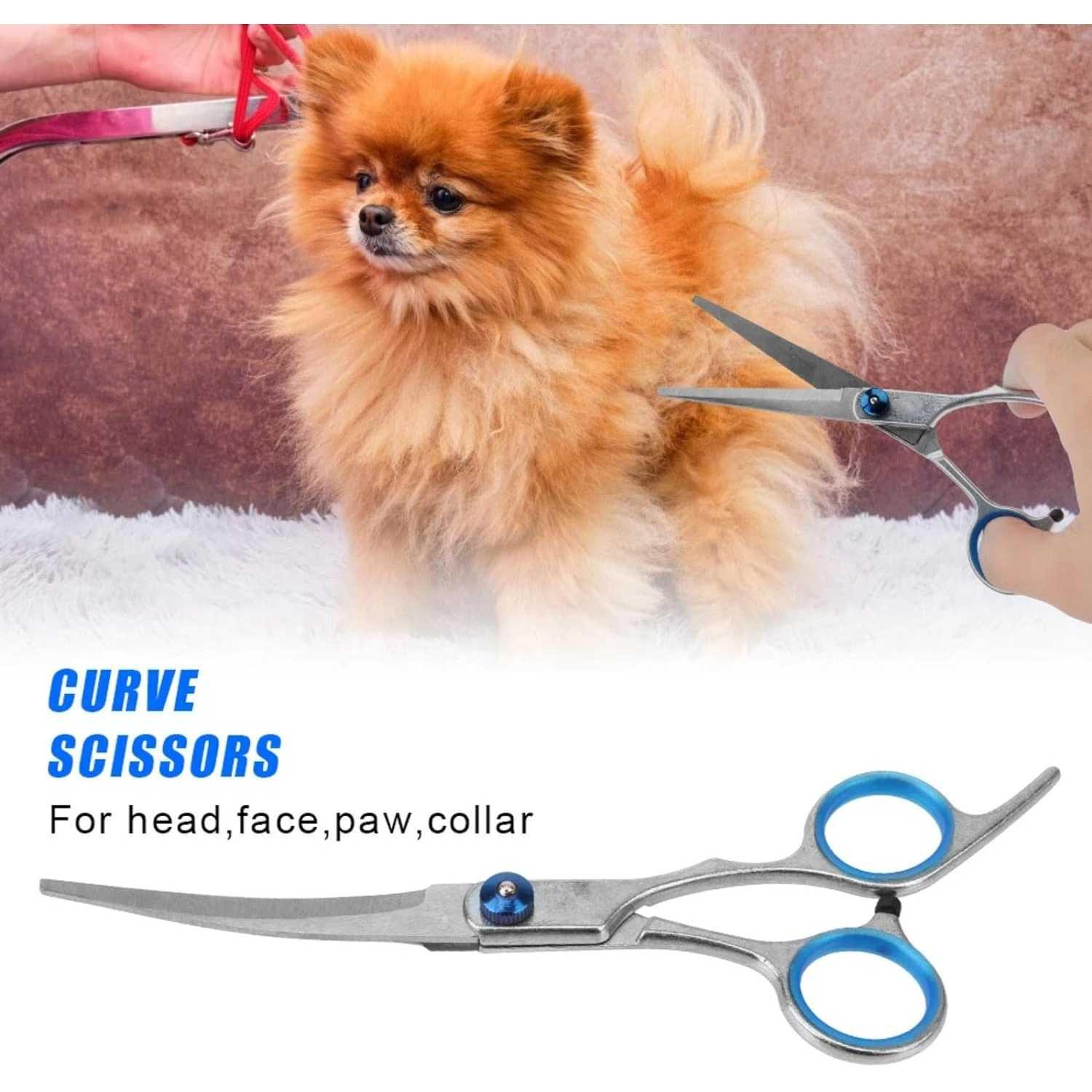 Biutte.co Set Gunting Grooming 5in1 Merawat Bulu Anjing dengan Presisi, Aman, dan Nyaman