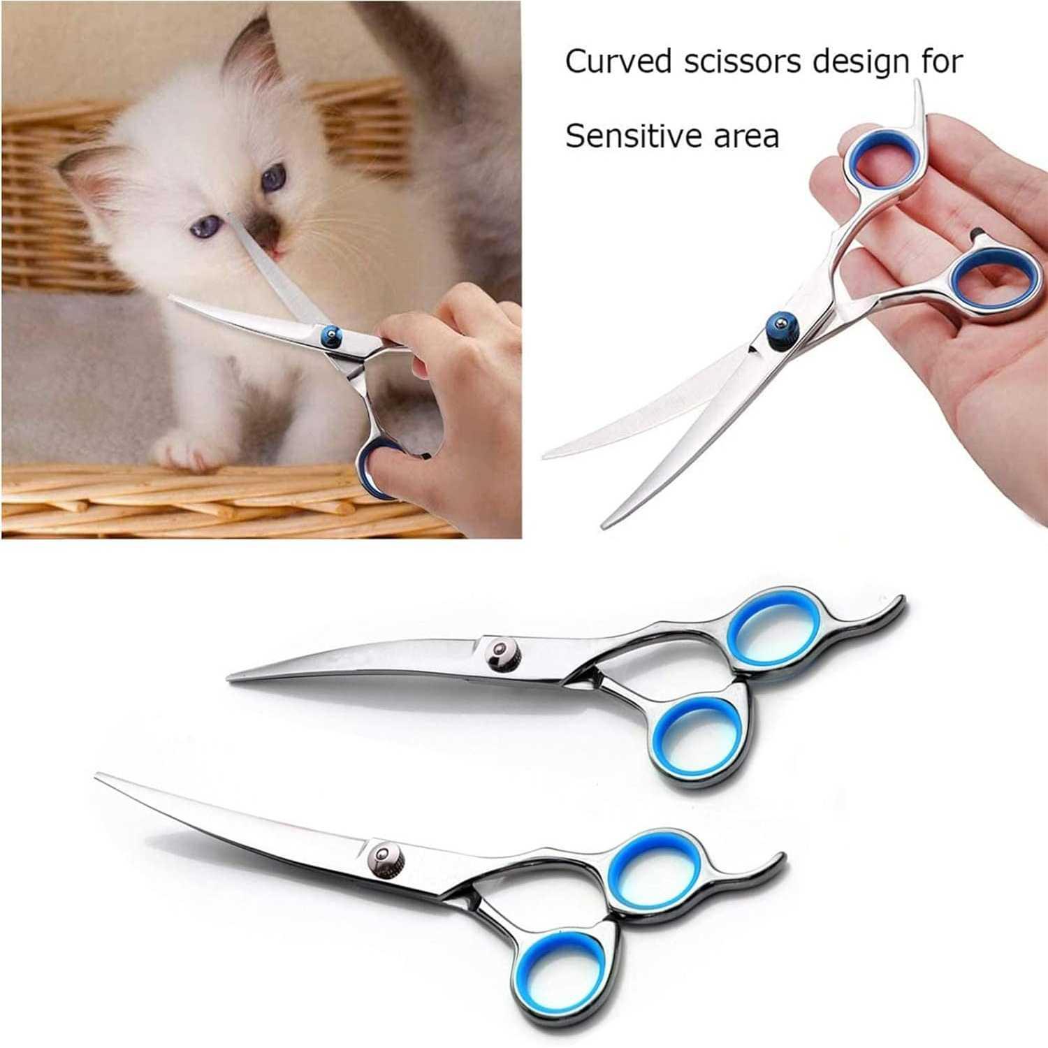 Biutte.co Set Gunting Grooming 5in1 Merawat Bulu Anjing dengan Presisi, Aman, dan Nyaman
