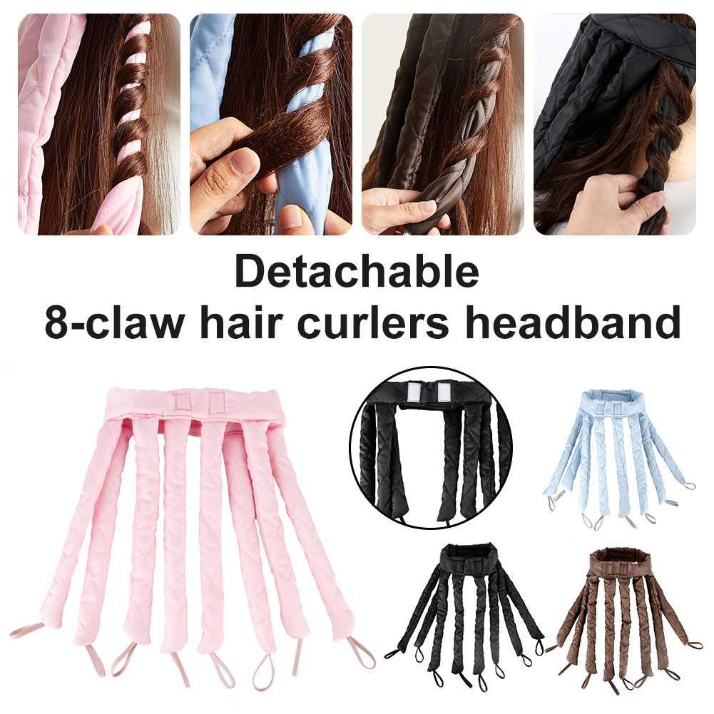 OLOEY Alat Pengeriting Rambut Octopus Hair Curler - Cepat dan Mudah, Rambut Keriting dengan Headband Nyaman