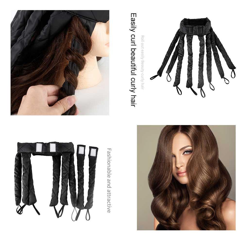 OLOEY Alat Pengeriting Rambut Octopus Hair Curler - Cepat dan Mudah, Rambut Keriting dengan Headband Nyaman