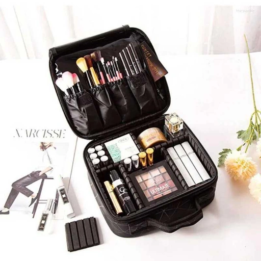 Biutte.co Tas Kosmetik Make Up Organizer Simpan dengan Rapi, Bawa dengan Nyaman, Tampil Stylish