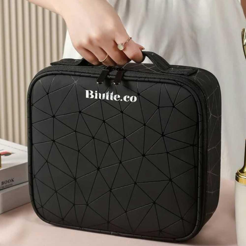 Biutte.co Tas Kosmetik Make Up Organizer Simpan dengan Rapi, Bawa dengan Nyaman, Tampil Stylish