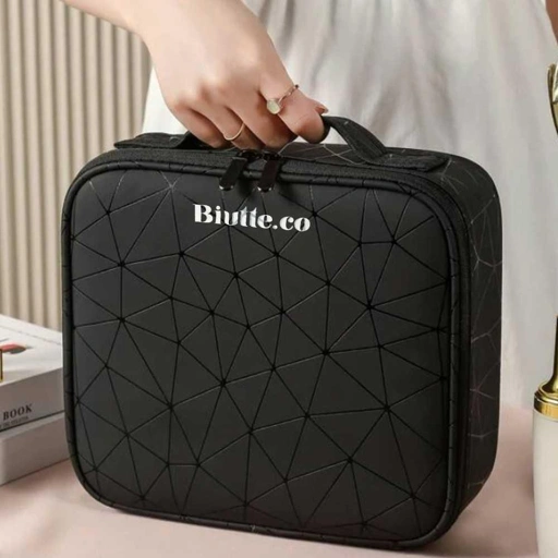 Biutte.co Tas Kosmetik Make Up Organizer Simpan dengan Rapi, Bawa dengan Nyaman, Tampil Stylish