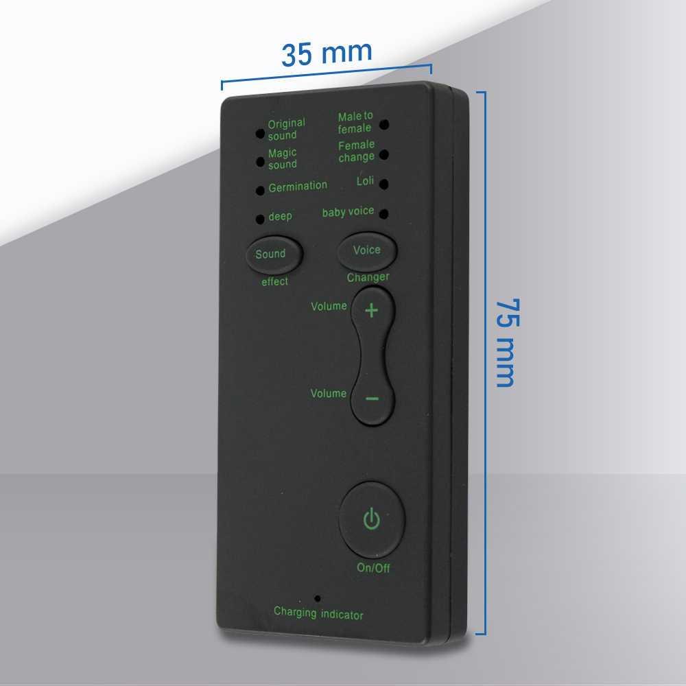 TaffSTUDIO Alat Pengubah Suara Portable Suara Unik dalam Genggaman, Praktis & Multifungsi
