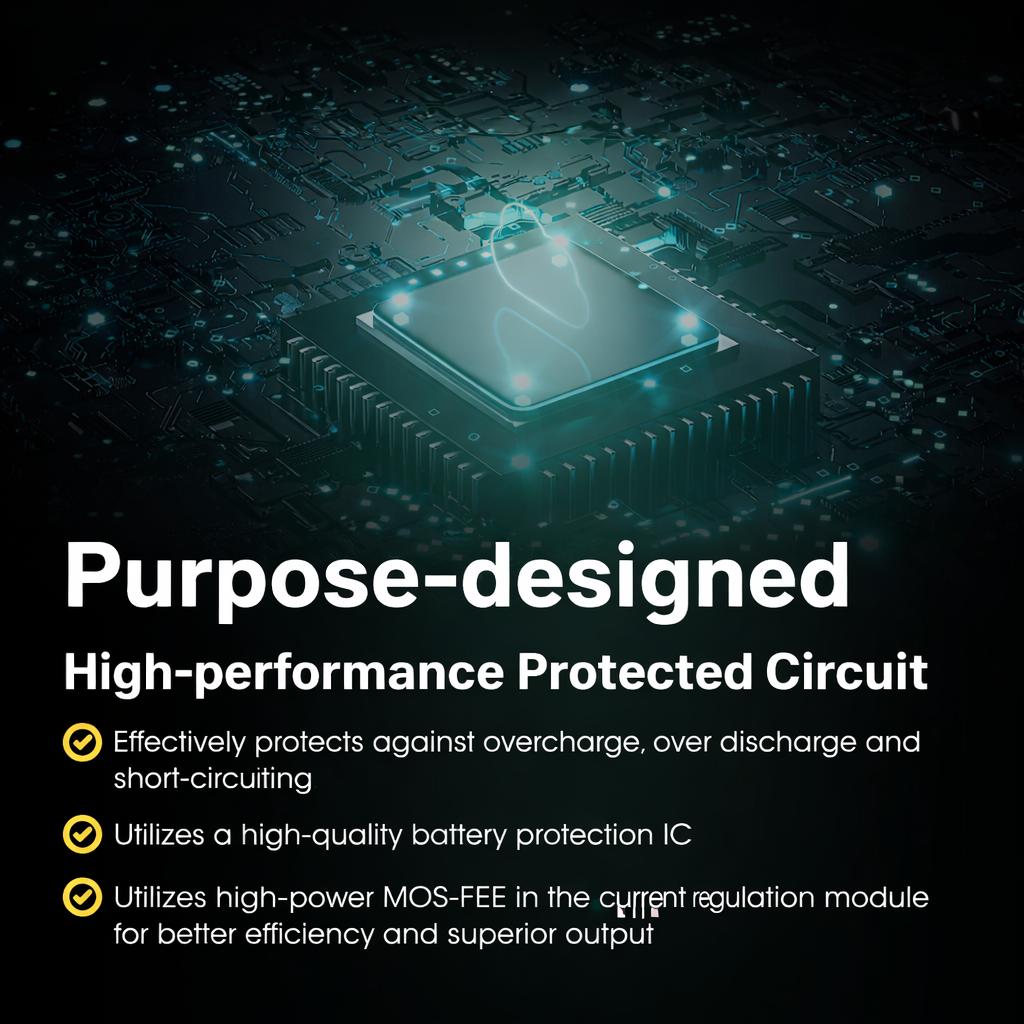NITECORE Baterai Isi Ulang 16340 Li-Ion 950mAh Performa Stabil, Perlindungan Canggih, Ramah Lingkungan