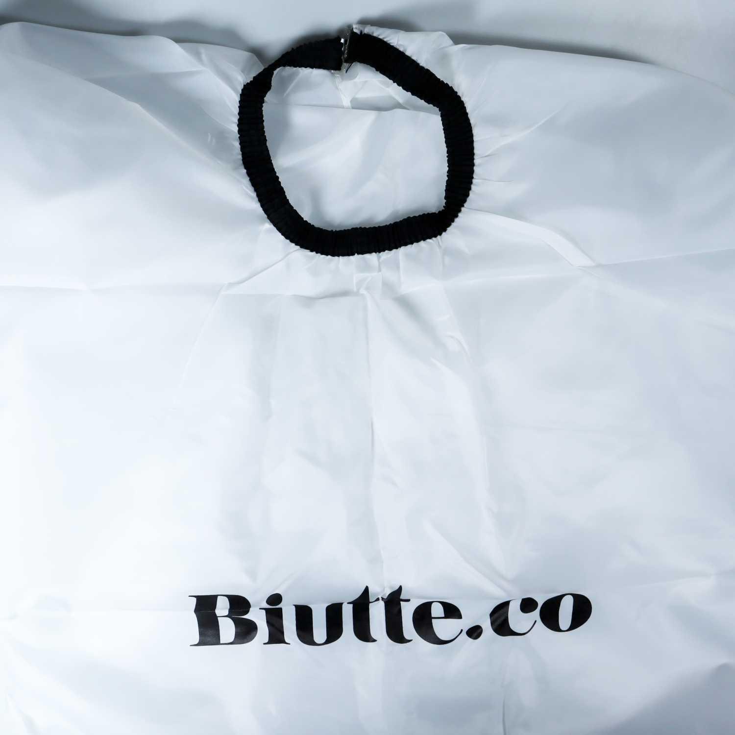 Biutte.co Jubah Apron Potong Rambut Barbershop Perlindungan Menyeluruh, Desain Modern