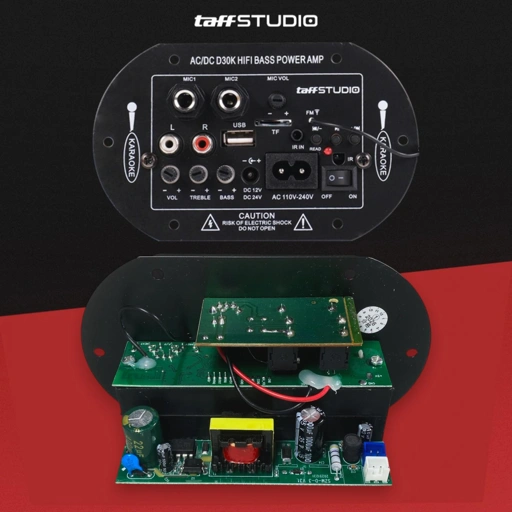 TaffSTUDIO Amplifier Board Audio Bluetooth Subwoofer Pengalaman Audio Hi-Fi Tanpa Batas
