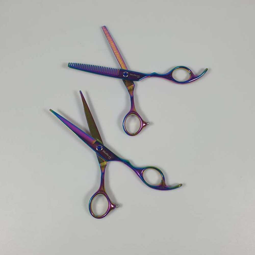 Biutte.co Gunting Rambut Lurus Stainless Steel 4Cr13 - Potongan Presisi, Desain Ergonomis