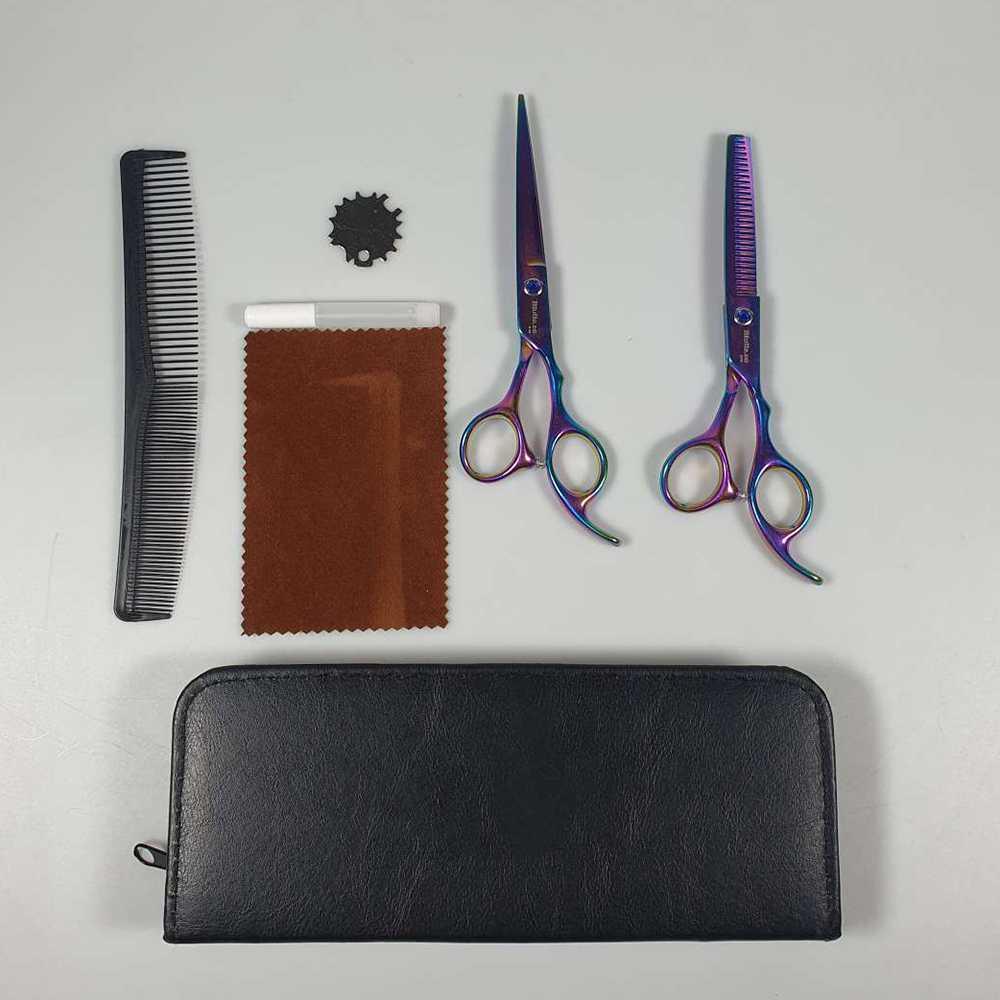 Biutte.co Gunting Rambut Lurus Stainless Steel 4Cr13 - Potongan Presisi, Desain Ergonomis