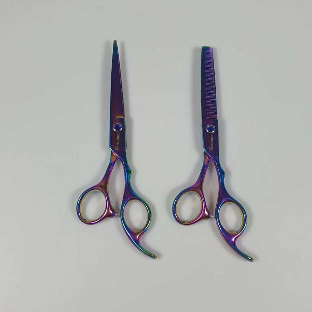 Biutte.co Gunting Rambut Lurus Stainless Steel 4Cr13 - Potongan Presisi, Desain Ergonomis