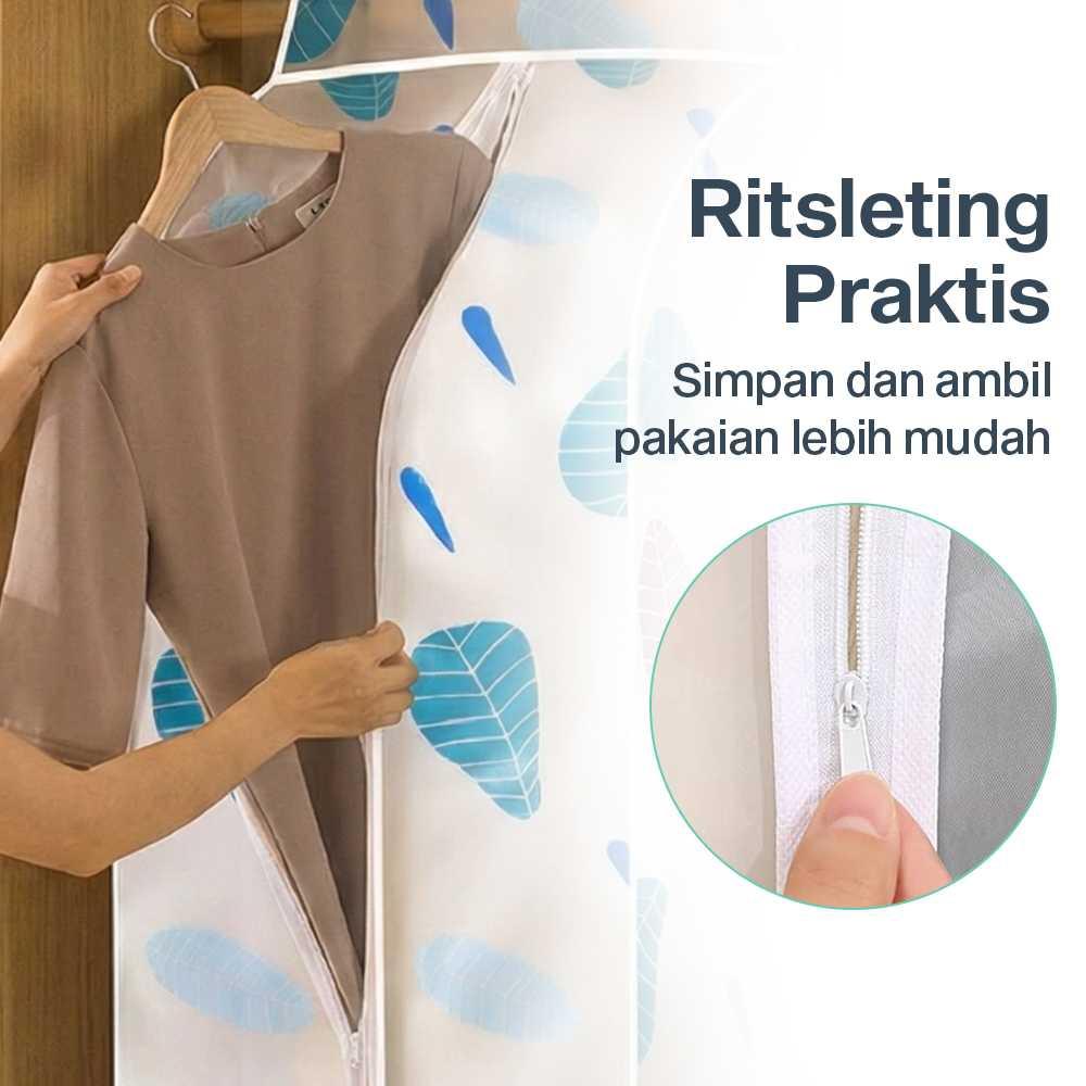 YIXIN Cover Anti Debu Pakaian Dustproof Organizer - Lindungi Pakaian, Jaga Kebersihan, Transparan, PEVA