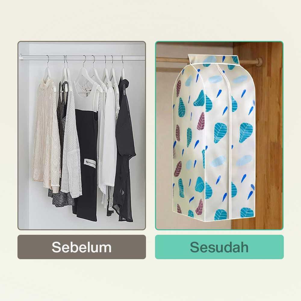 YIXIN Cover Anti Debu Pakaian Dustproof Organizer - Lindungi Pakaian, Jaga Kebersihan, Transparan, PEVA