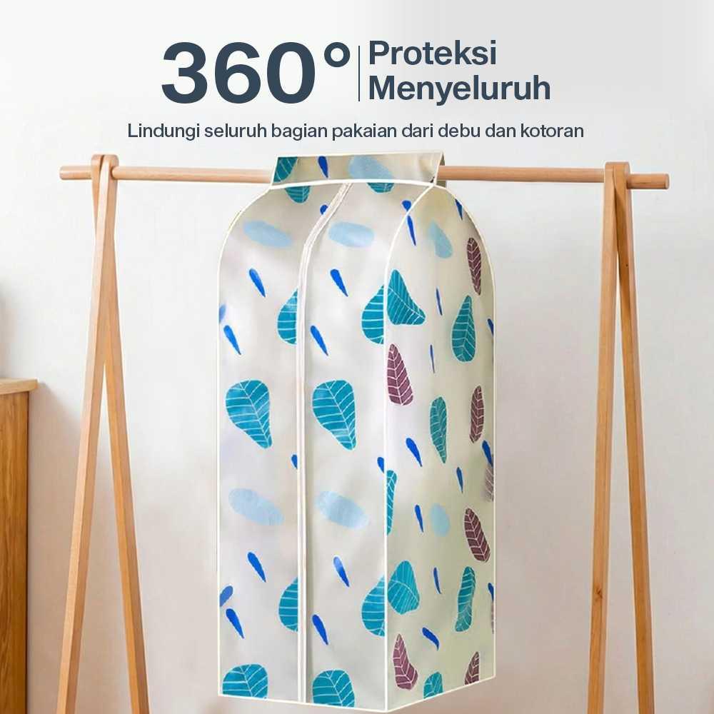 YIXIN Cover Anti Debu Pakaian Dustproof Organizer - Lindungi Pakaian, Jaga Kebersihan, Transparan, PEVA