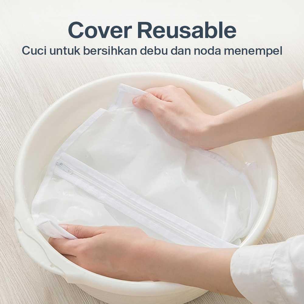 YIXIN Cover Anti Debu Pakaian Dustproof Organizer - Lindungi Pakaian, Jaga Kebersihan, Transparan, PEVA