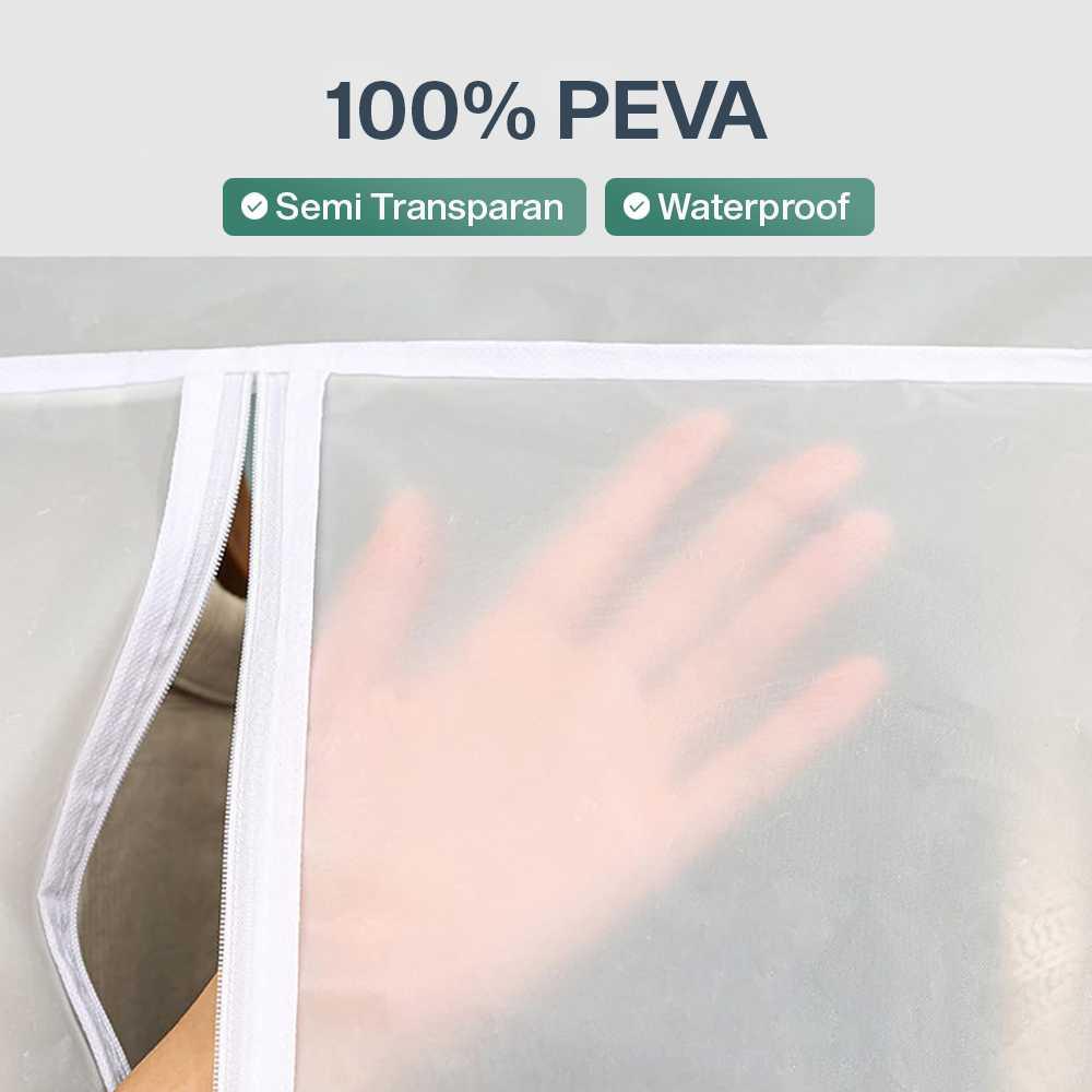 YIXIN Cover Anti Debu Pakaian Dustproof Organizer - Lindungi Pakaian, Jaga Kebersihan, Transparan, PEVA