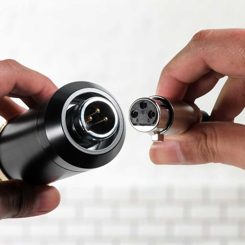 TaffSTUDIO Mikrofon Kondenser XLR Condenser Microphone Rekaman Detail, Suara Bersih BM-800