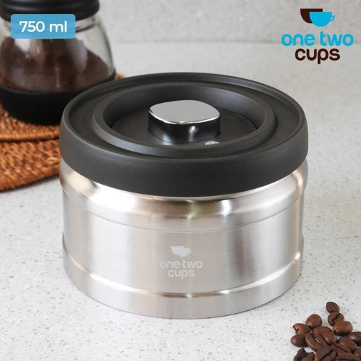 One Two Cups Toples Stainless Vacuum Sealed Lid Menjaga Kesegaran Bahan Makanan, Praktis & Higienis